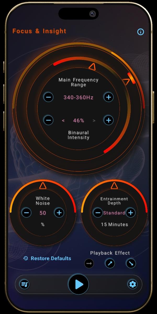 NeuroSounds App - Mental State - Gamma - Focus & Insight
